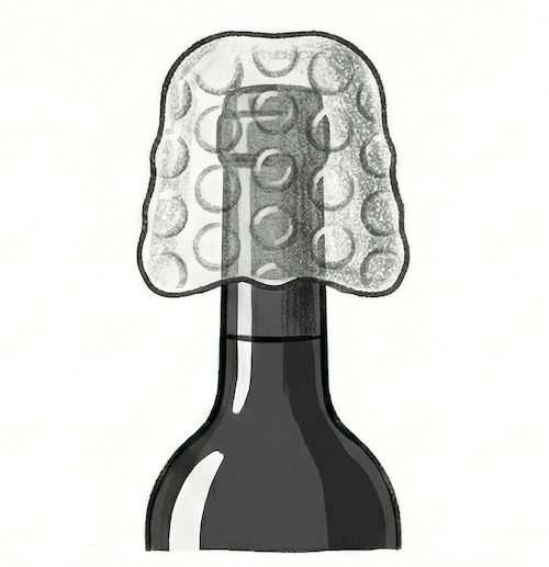 Step 2: Secure with rubber band